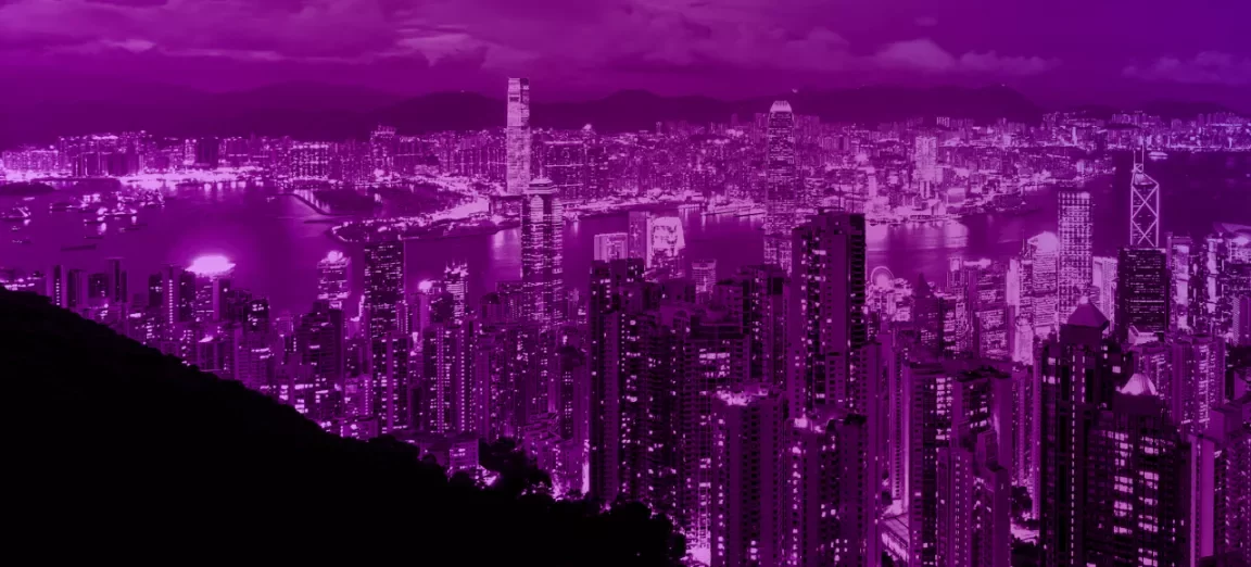 purple skyline