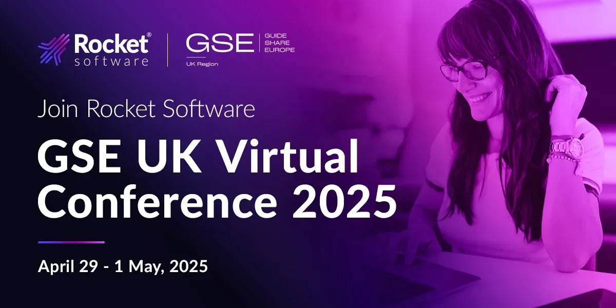 Purple banner inviting to participate in the GSE UK Virtual Conference on April 29th- 1st of May
