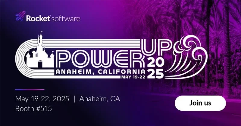 Purple POWERUp 2025 banner that invites to participate in the event on May 19-22nd