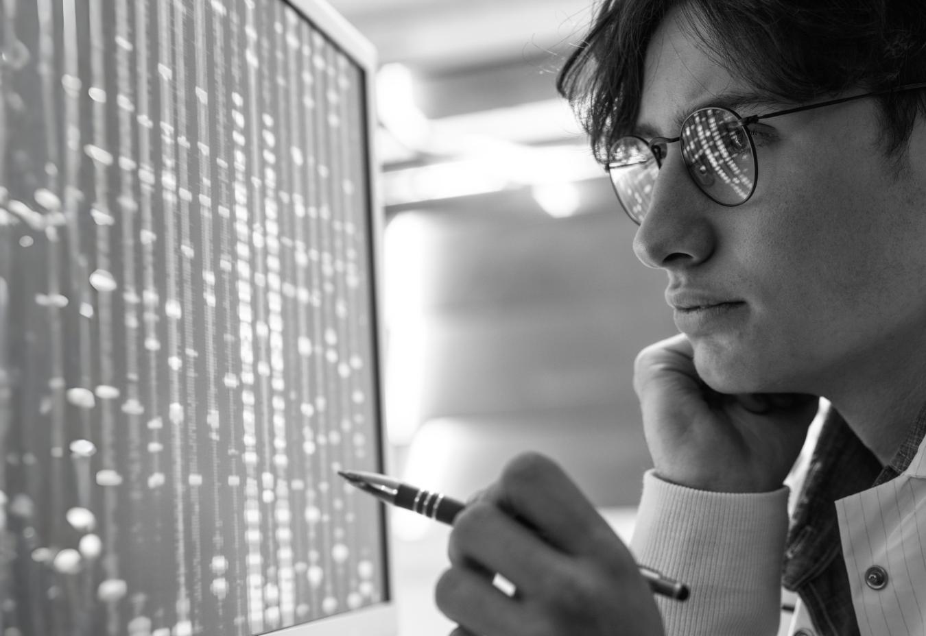 C\Prof image: person looking at screen