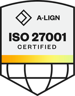 ISO 27001 certification badge