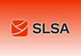 Red SLSA logo